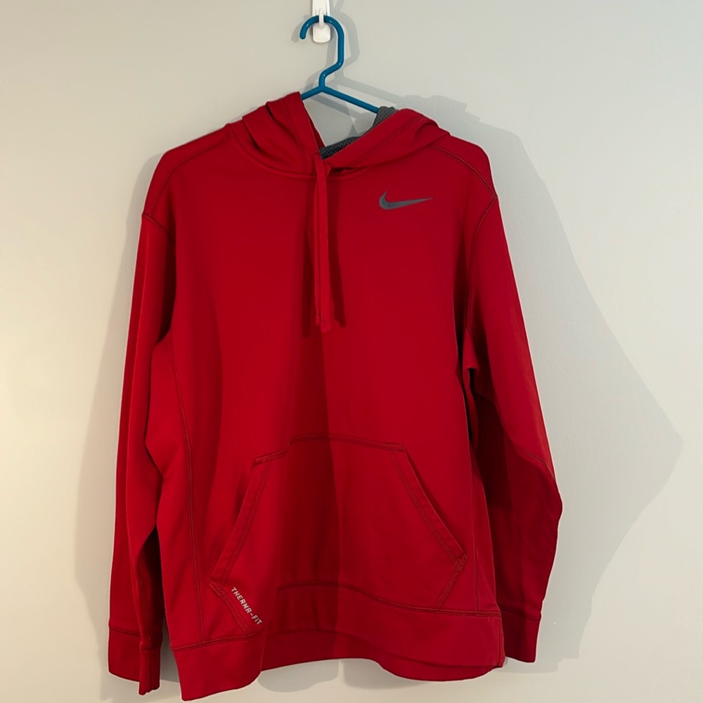 Men's Nike sweatshirt in red